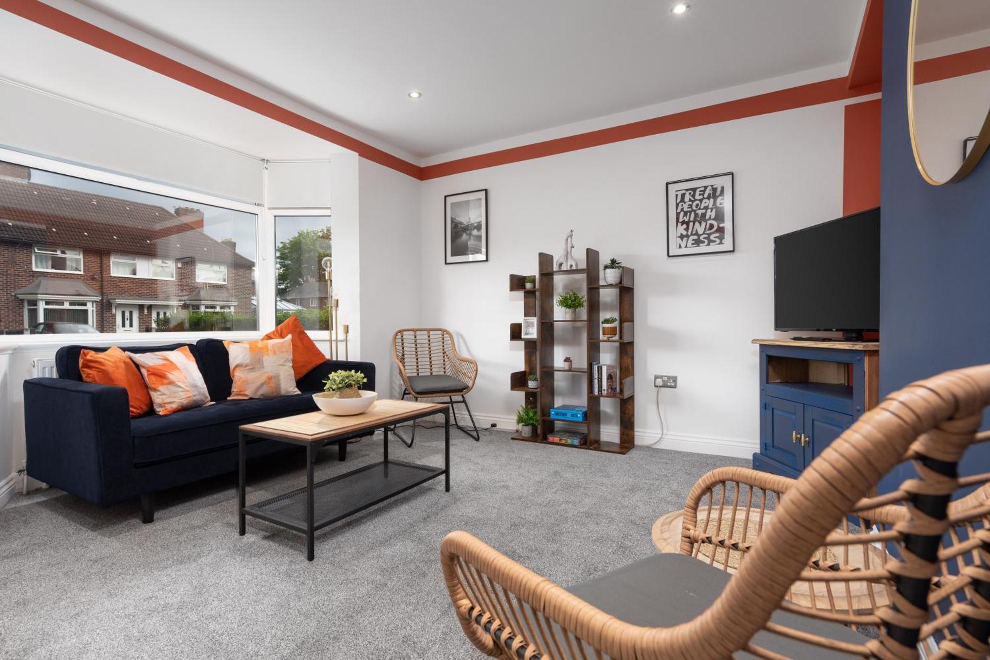 Shawe House - 10 Minute Mcr Airport - Free Parking Villa Wythenshawe Phòng bức ảnh